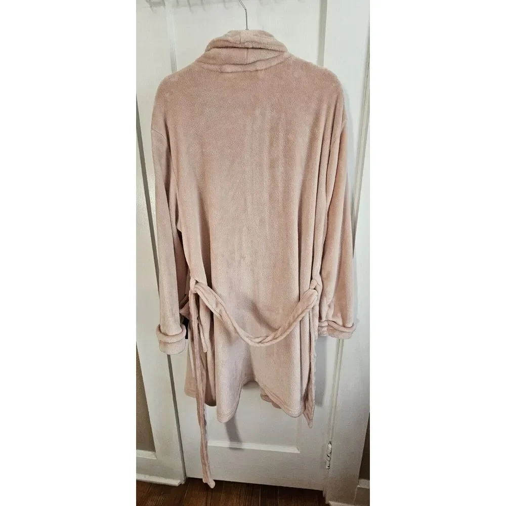 GOLD COAST always in style women pale pink plush soft Robe size‎ S/M